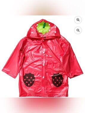 Iceburg Toddler Girls' Strawberry Raincoat